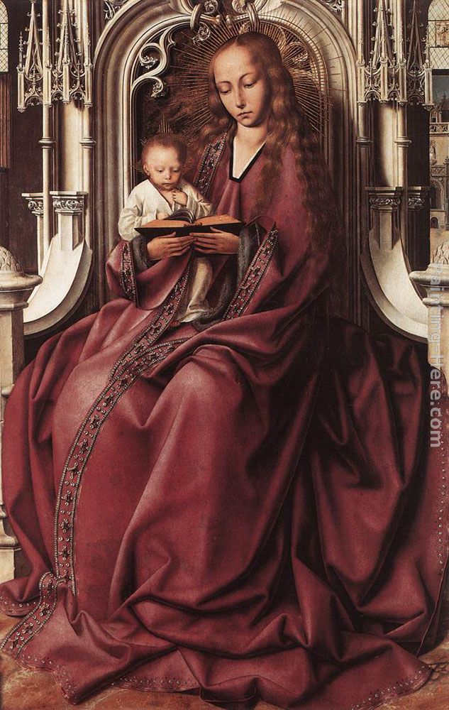 Virgin and Child painting - Quentin Massys Virgin and Child art painting